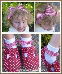 bows and ruffles for little girls